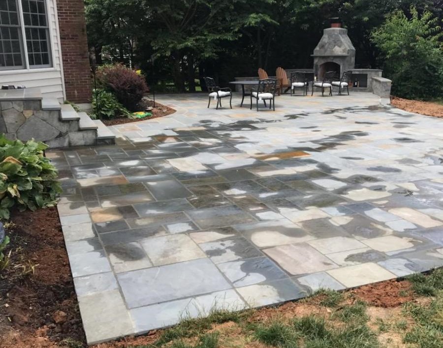 Arlington VA Hardscaping Patio Fireplace