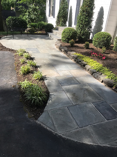 beautiful flagstone walkway fairfax va