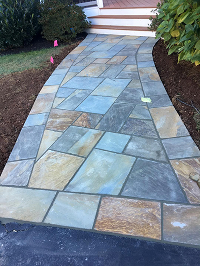 colored flagstone walkway arlington va