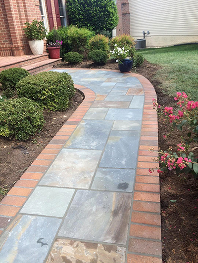 cut flagstone walkway arlington va