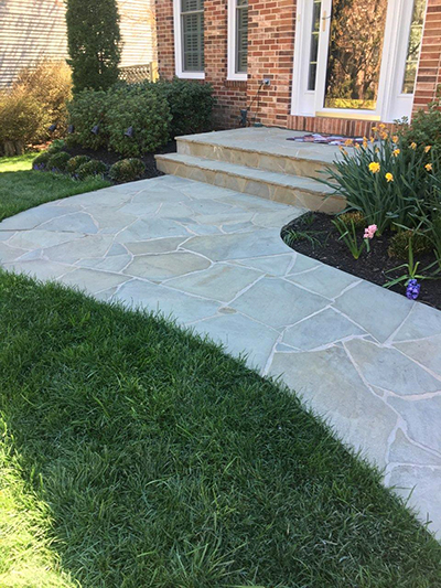 irregular cut flagstone patio fairfax va